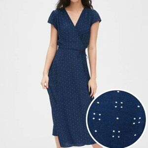 Gap Polka Dot Wrap Dress